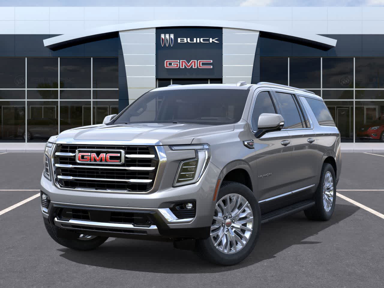 2026 GMC Yukon XL Elevation Sterling Metallic at Texan GMC Buick