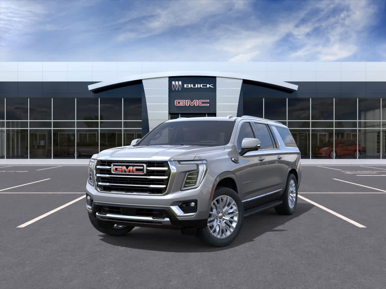 2026 GMC Yukon XL Elevation Sterling Metallic at Texan GMC Buick