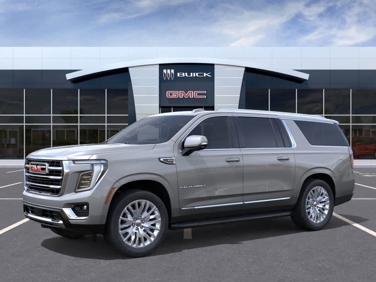 2026 GMC Yukon XL Elevation Sterling Metallic at Texan GMC Buick