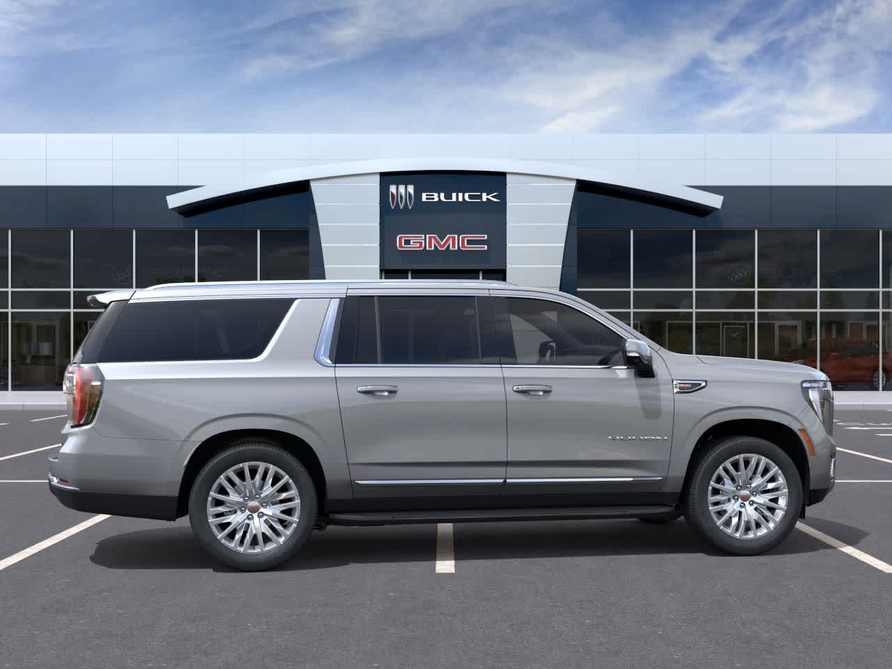 2026 GMC Yukon XL Elevation Sterling Metallic at Texan GMC Buick