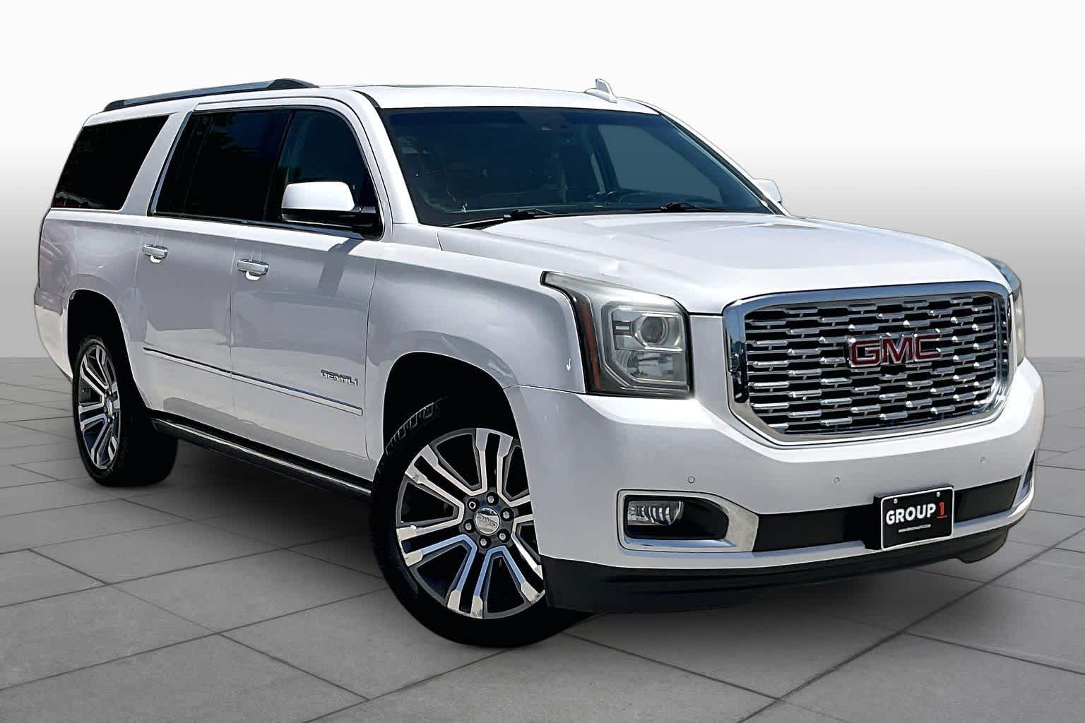 2019 GMC Yukon XL Denali Denali White Frost Tricoat at Texan GMC Buick