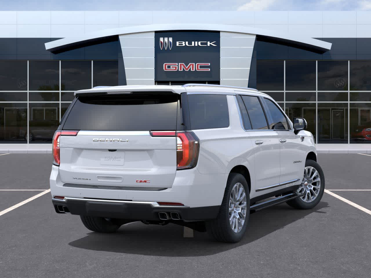 2026 GMC Yukon XL Denali Denali Glacier White Tricoat at Group 1 GMC Buick South