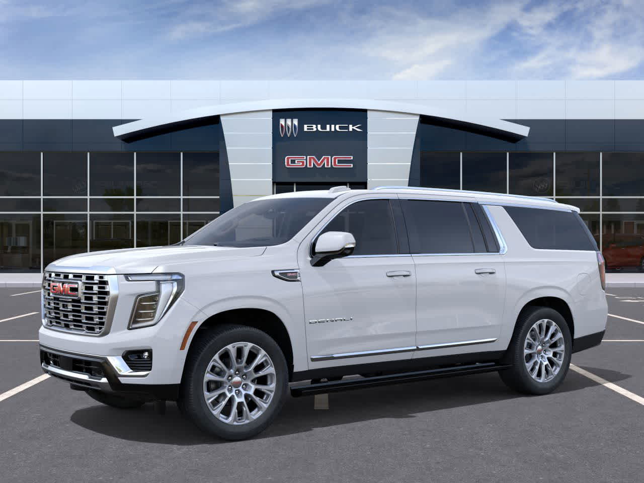 2026 GMC Yukon XL Denali Denali Glacier White Tricoat at Group 1 GMC Buick South