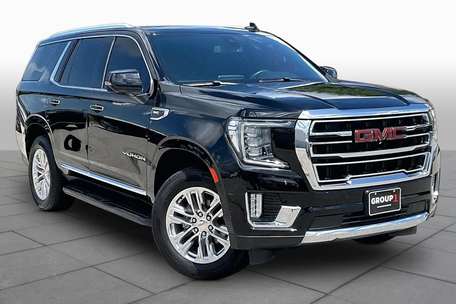 2021 GMC Yukon SLT Onyx Black at Texan GMC Buick