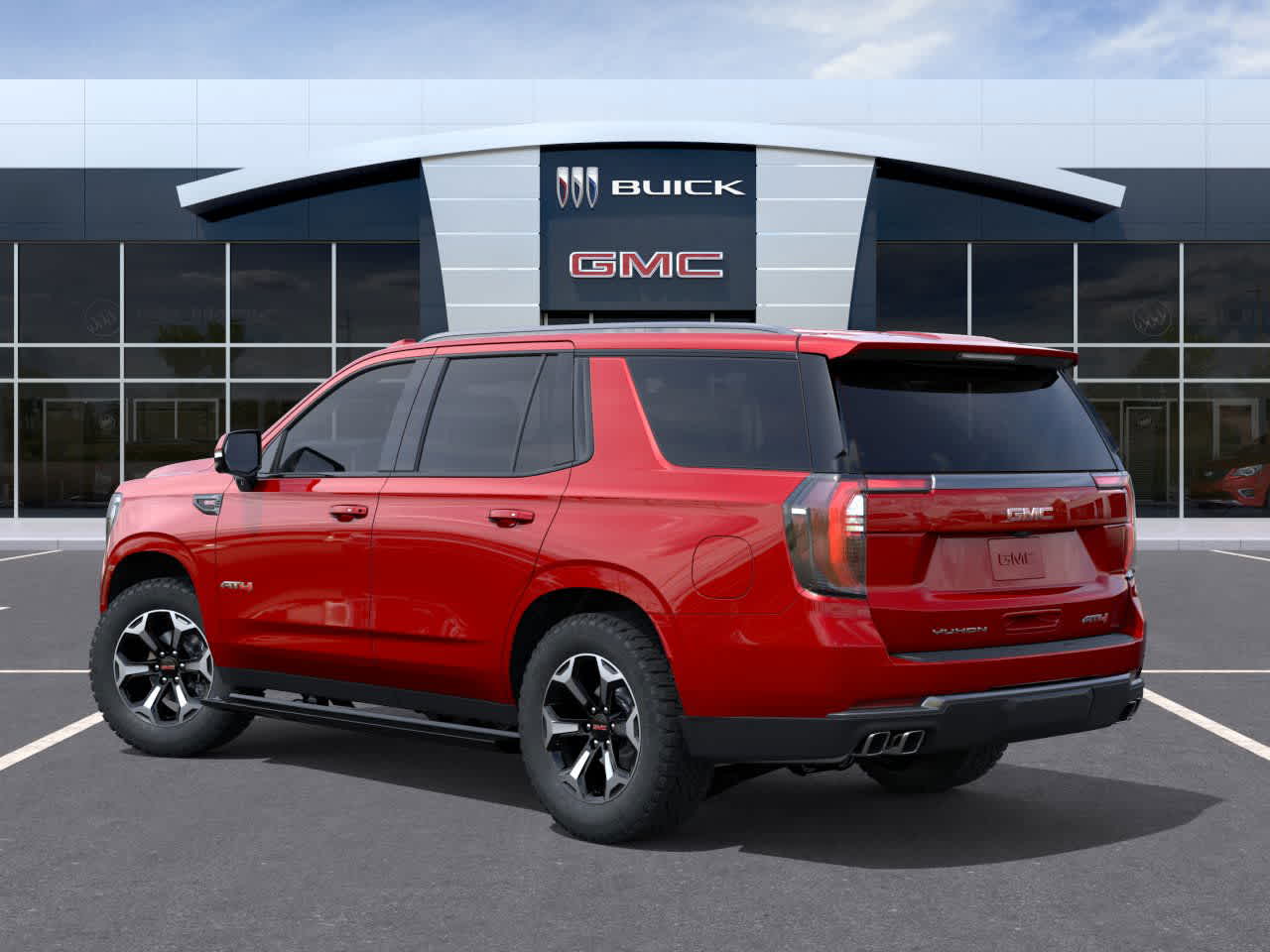 2026 GMC Yukon AT4 Volcanic Red Tintcoat at Group 1 GMC Buick South