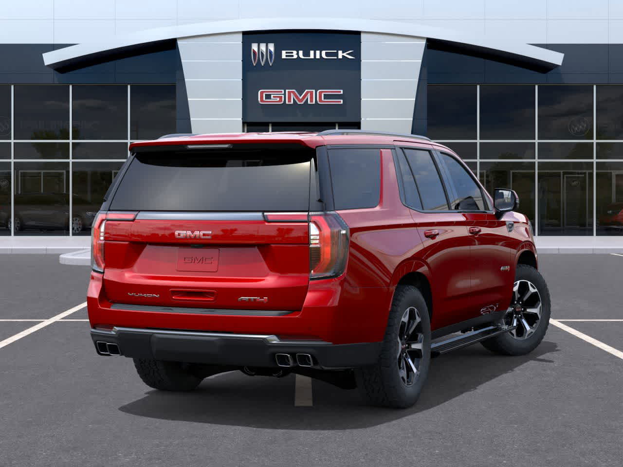 2026 GMC Yukon AT4 Volcanic Red Tintcoat at Group 1 GMC Buick South