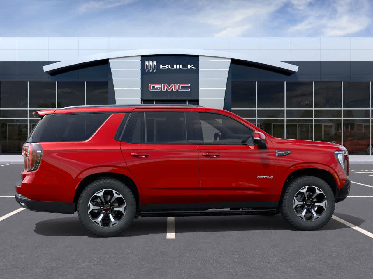 2026 GMC Yukon AT4 Volcanic Red Tintcoat at Group 1 GMC Buick South