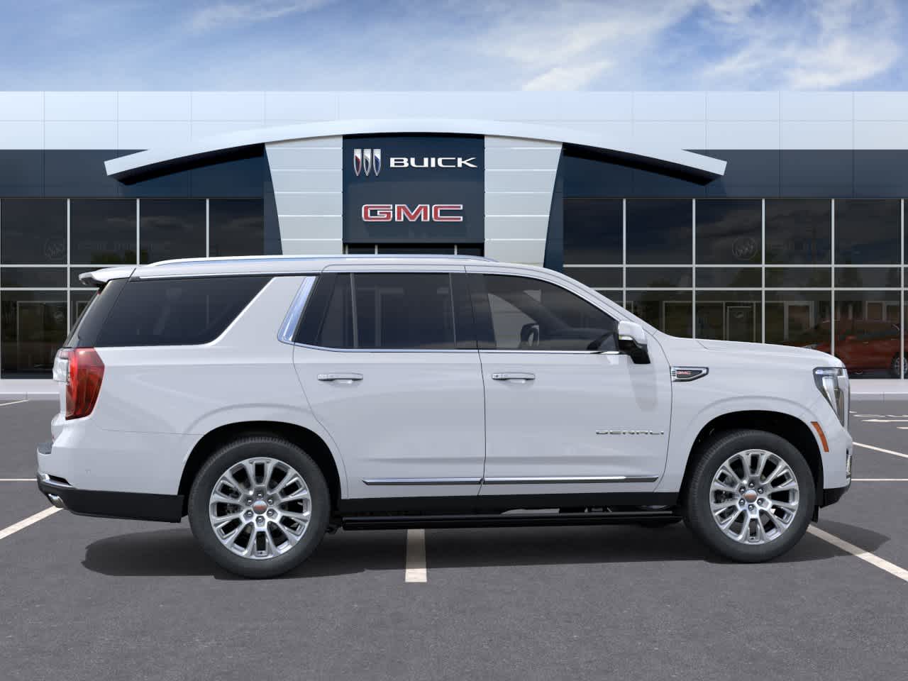 2026 GMC Yukon Denali Denali Glacier White Tricoat at Group 1 GMC Buick South