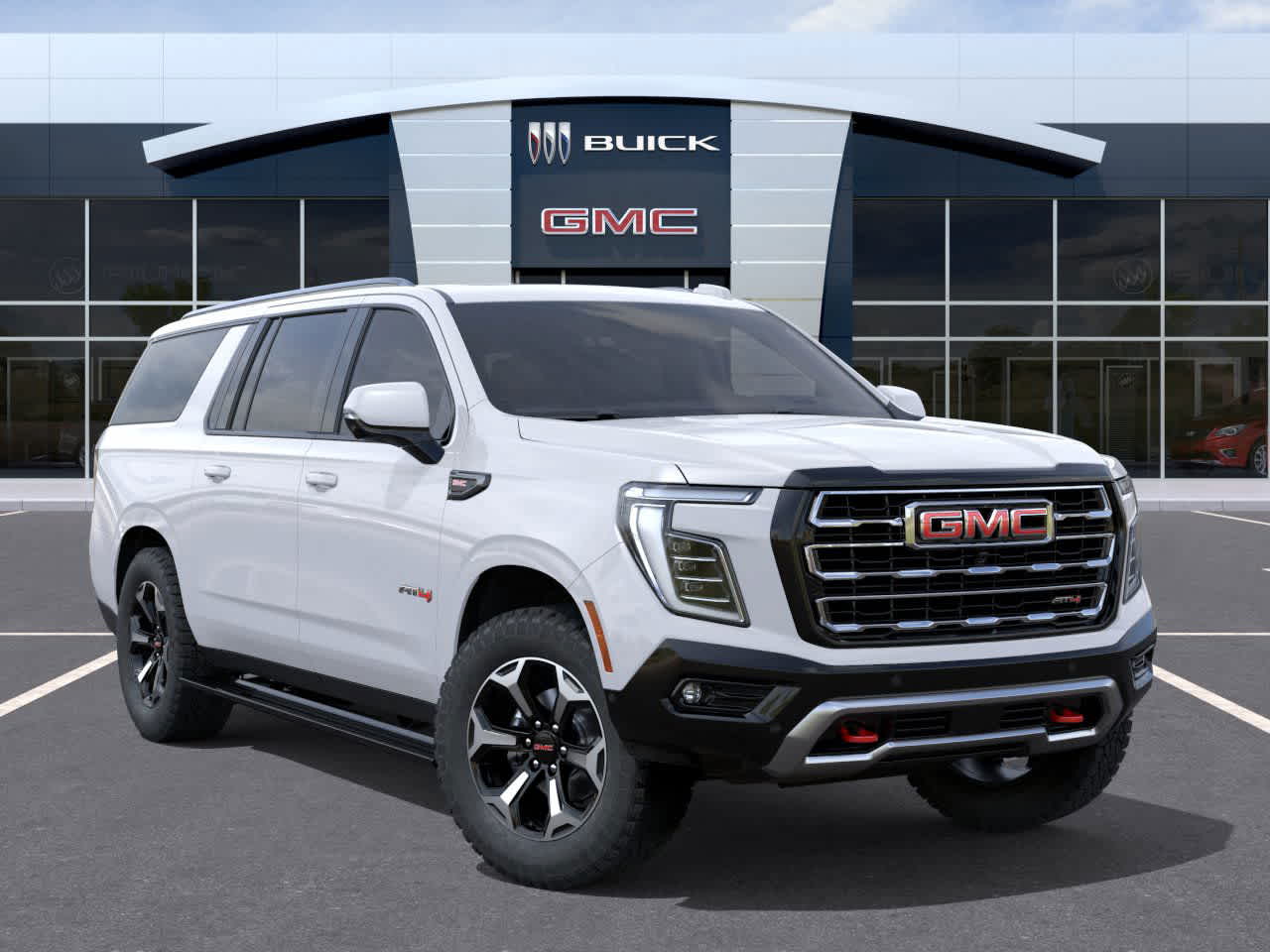 2026 GMC Yukon XL AT4 Summit White at Texan GMC Buick