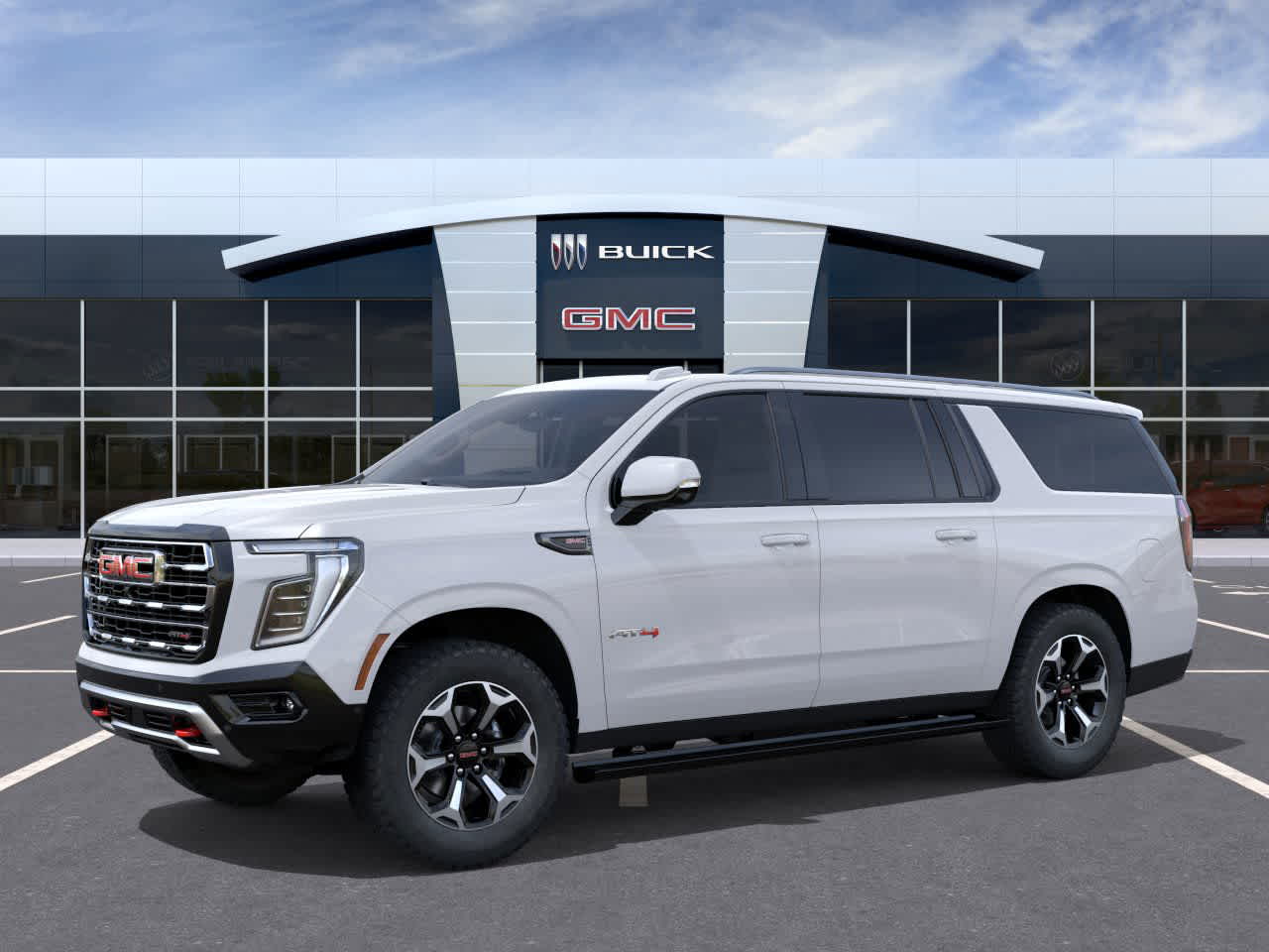 2026 GMC Yukon XL AT4 Summit White at Texan GMC Buick