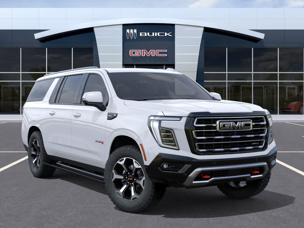 2026 GMC Yukon XL AT4 Summit White at Texan GMC Buick