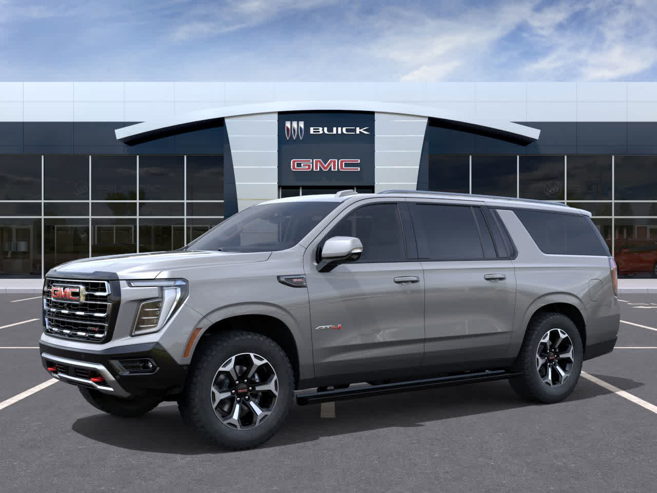 2026 GMC Yukon XL AT4 Sterling Metallic at Texan GMC Buick