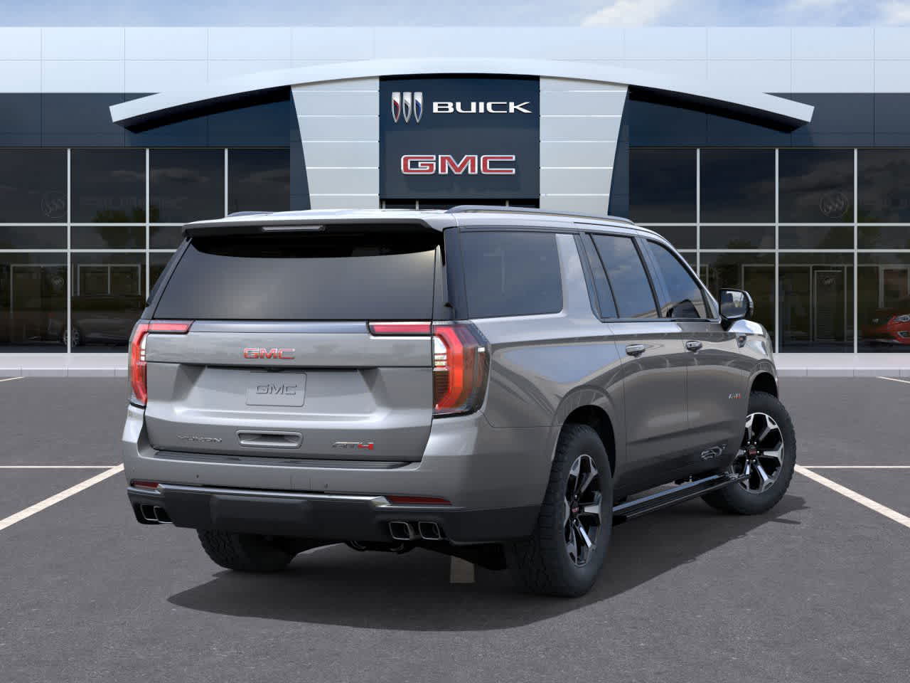 2026 GMC Yukon XL AT4 Sterling Metallic at Texan GMC Buick