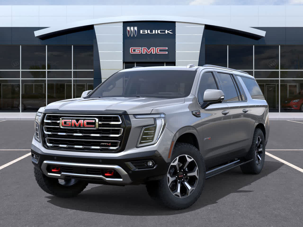 2026 GMC Yukon XL AT4 Sterling Metallic at Texan GMC Buick