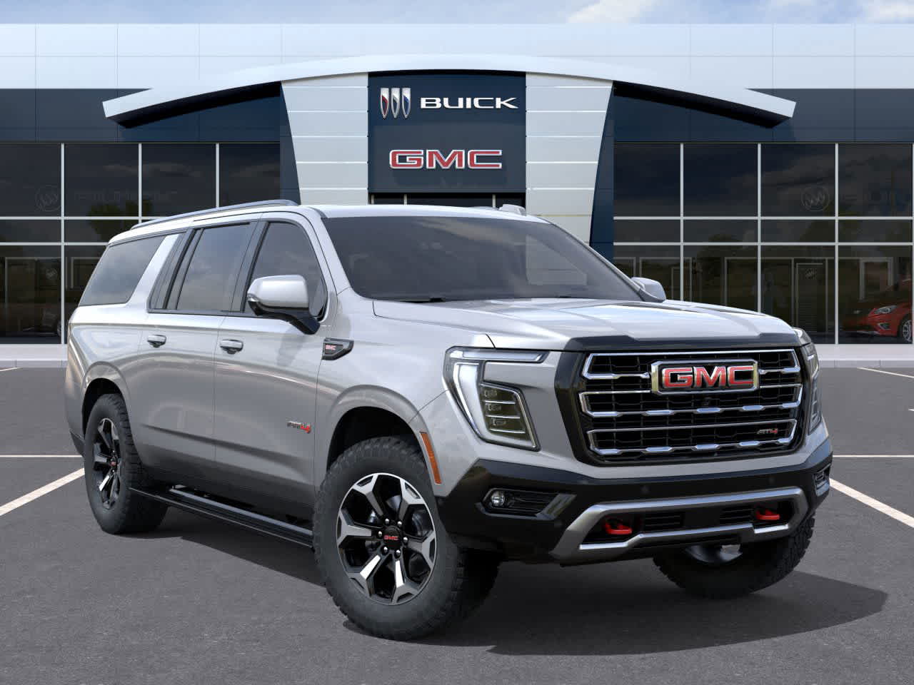 2026 GMC Yukon XL AT4 Sterling Metallic at Texan GMC Buick