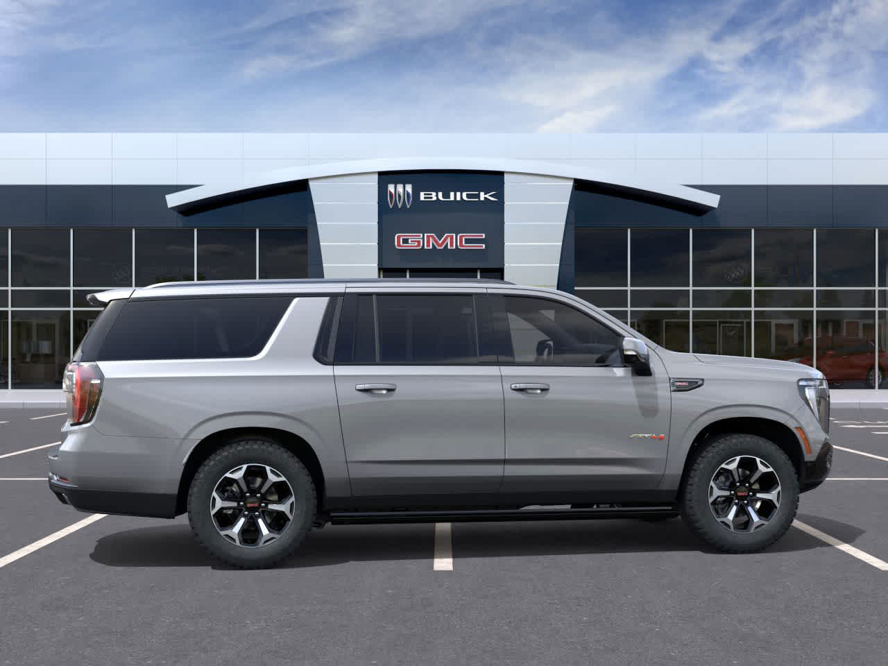 2026 GMC Yukon XL AT4 Sterling Metallic at Texan GMC Buick
