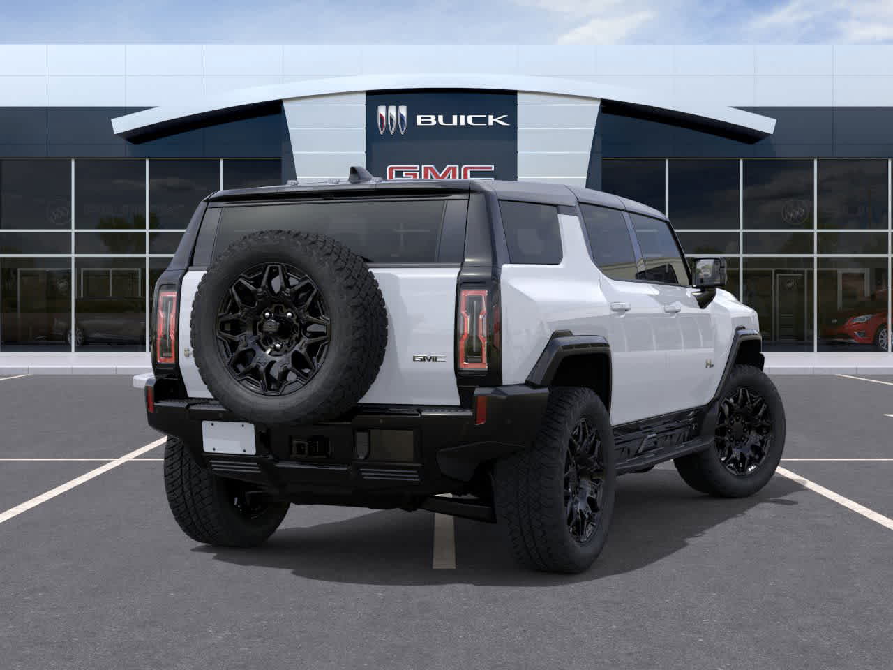 2026 GMC HUMMER EV SUV 2X Interstellar White at Group 1 GMC Buick South