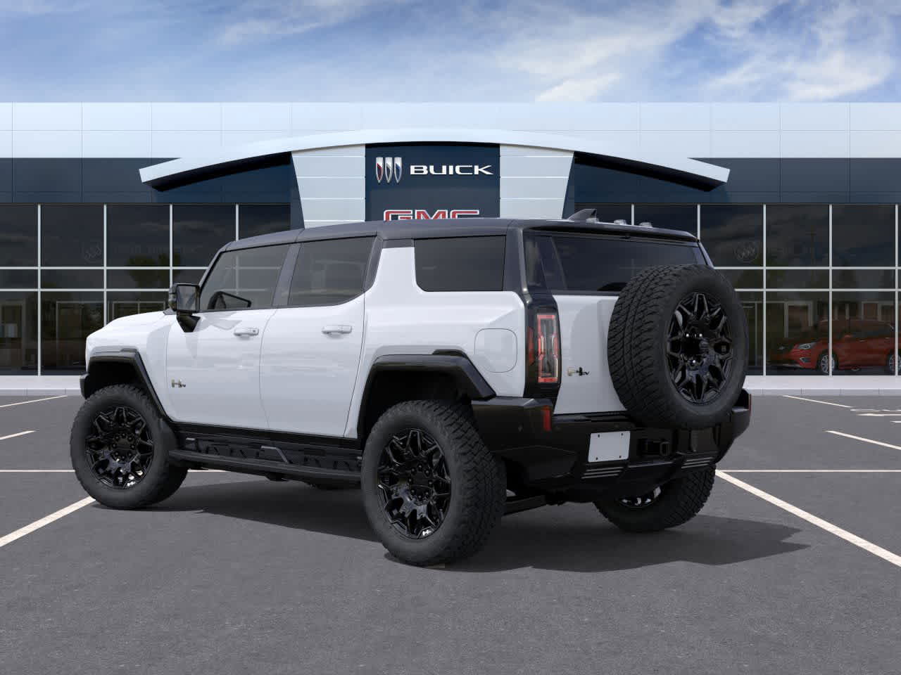 2026 GMC HUMMER EV SUV 2X Interstellar White at Group 1 GMC Buick South