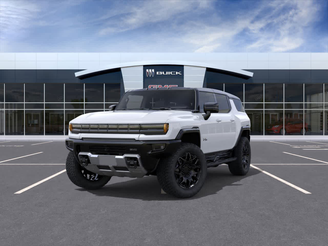 2026 GMC HUMMER EV SUV 2X Interstellar White at Group 1 GMC Buick South