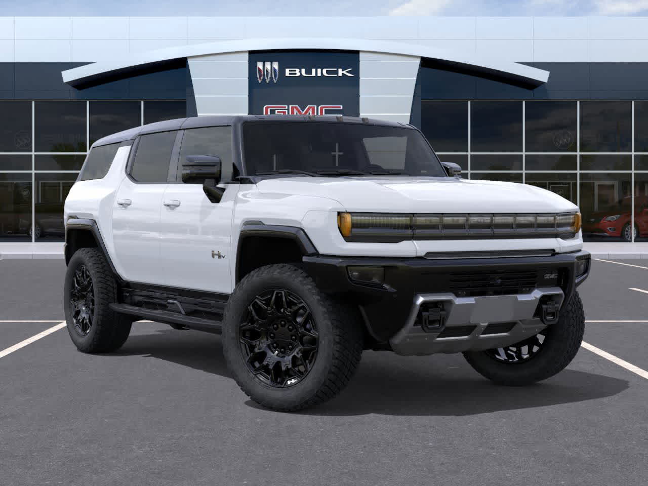 2026 GMC HUMMER EV SUV 2X Interstellar White at Group 1 GMC Buick South