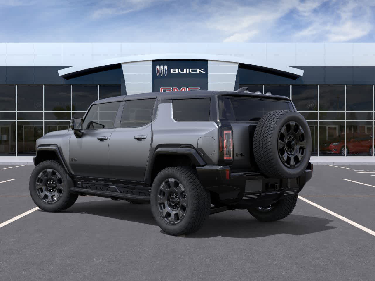 2026 GMC HUMMER EV SUV 3X Magnus Gray Matte at Group 1 GMC Buick South
