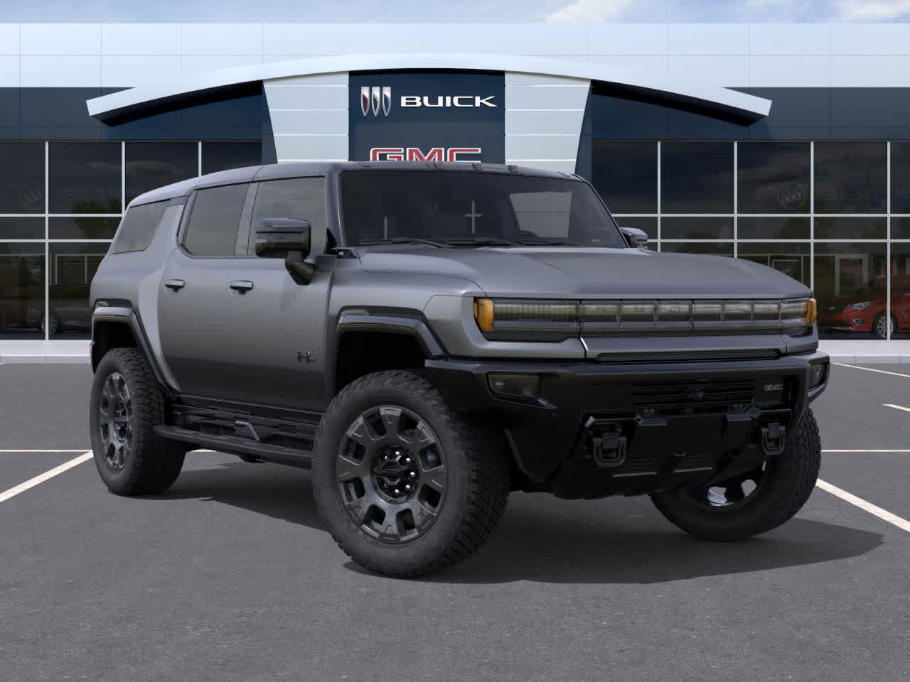 2026 GMC HUMMER EV SUV 3X Magnus Gray Matte at Group 1 GMC Buick South