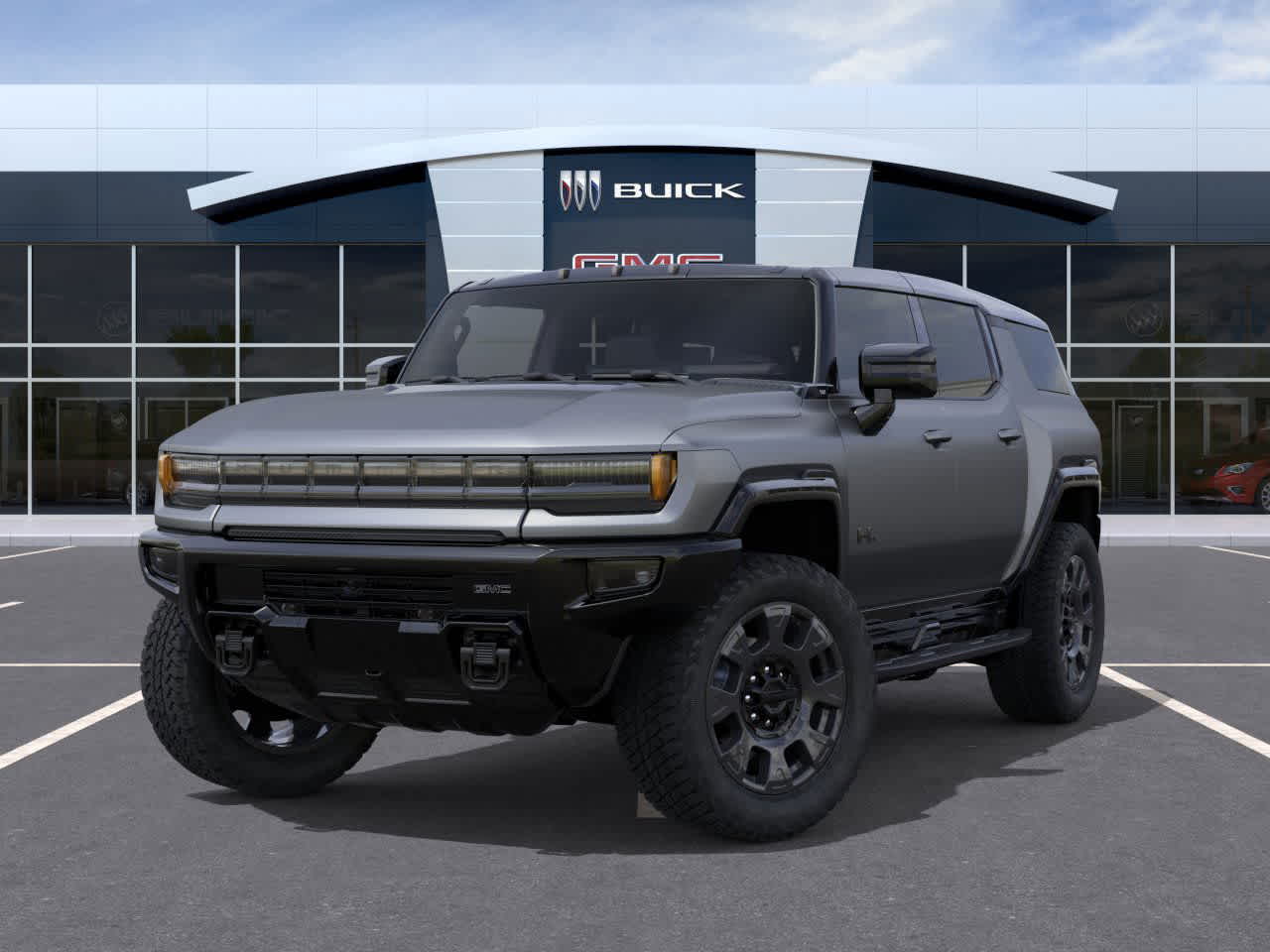 2026 GMC HUMMER EV SUV 3X Magnus Gray Matte at Group 1 GMC Buick South