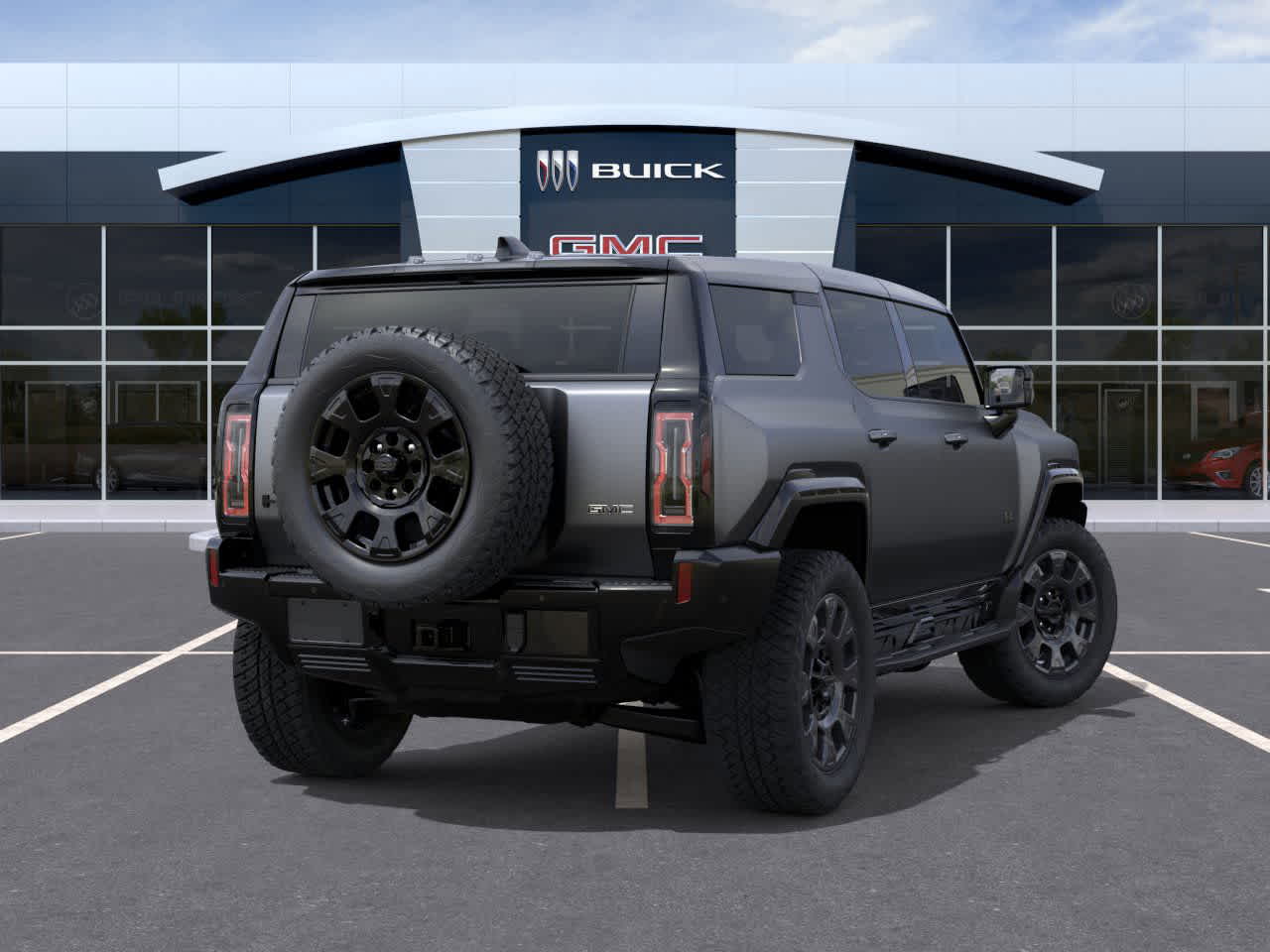 2026 GMC HUMMER EV SUV 3X Magnus Gray Matte at Group 1 GMC Buick South