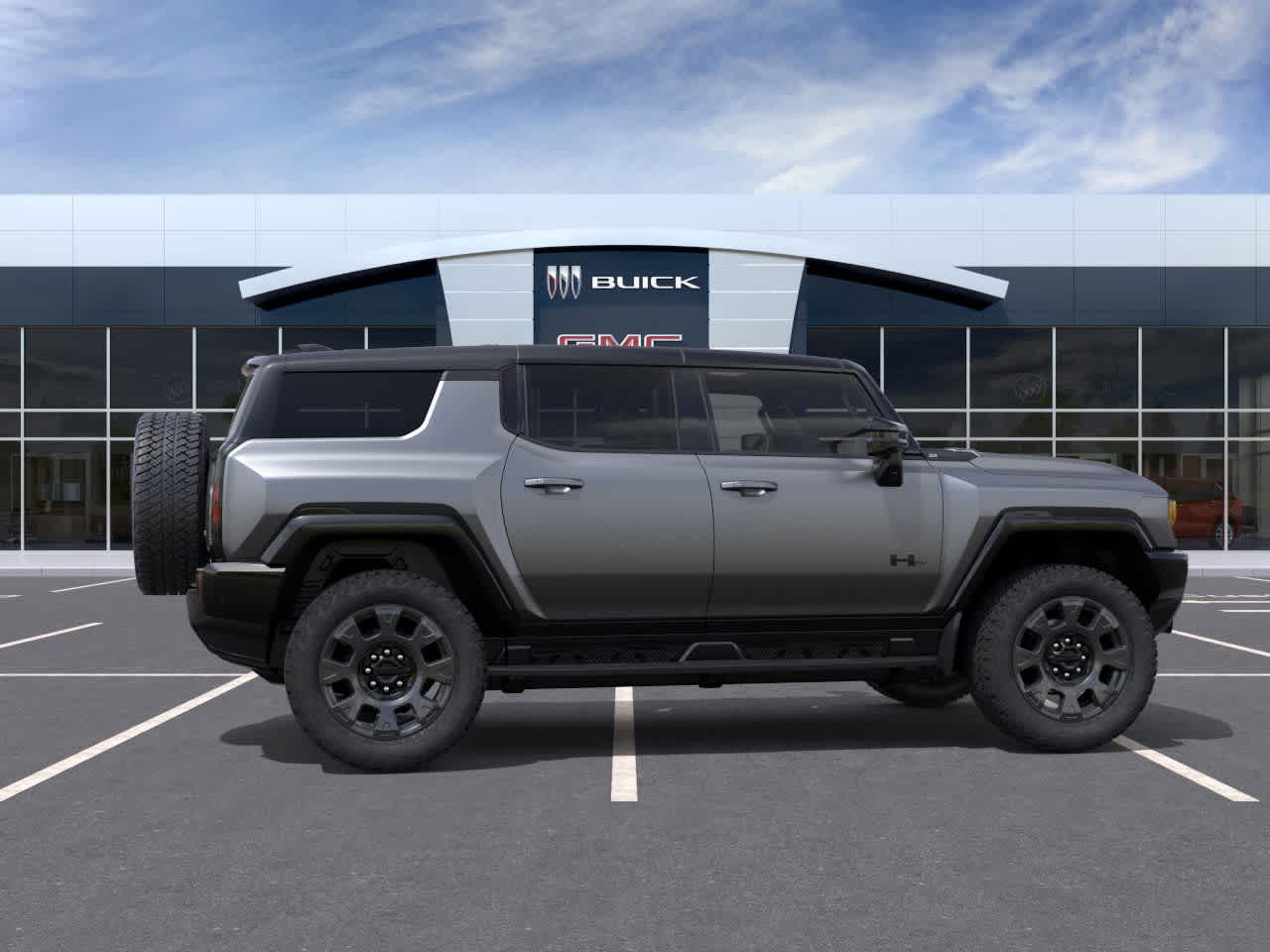 2026 GMC HUMMER EV SUV 3X Magnus Gray Matte at Group 1 GMC Buick South
