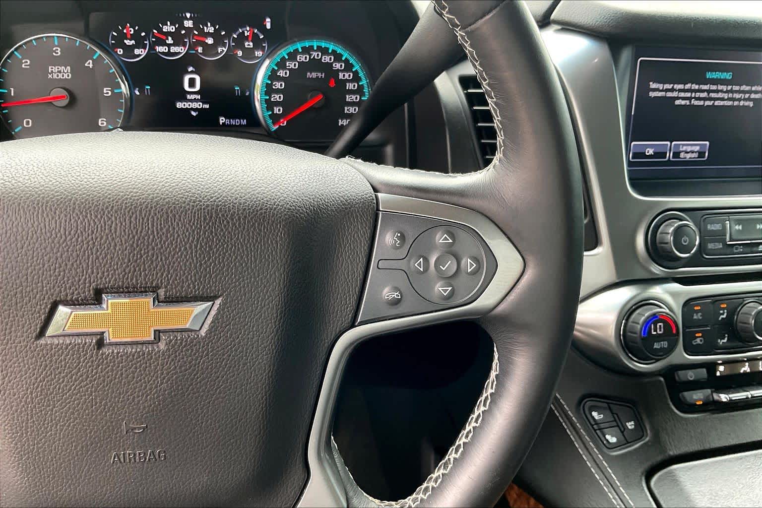 2016 Chevrolet Tahoe LTZ Iridescent Pearl Tricoat at AutoNation Chevrolet Gulf Fwy