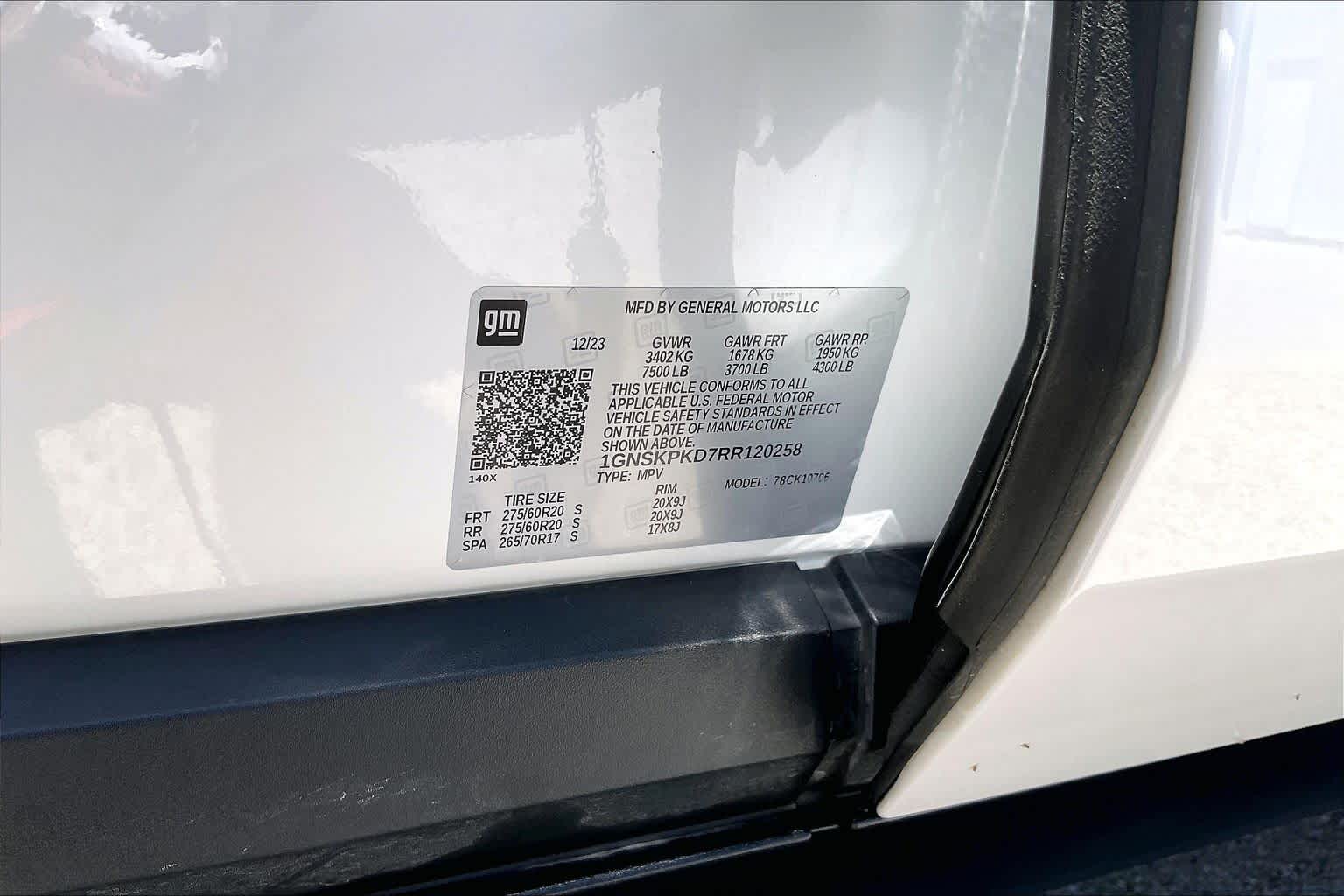 2024 Chevrolet Tahoe Z71 Iridescent Pearl Tricoat at Group 1 GMC Buick South