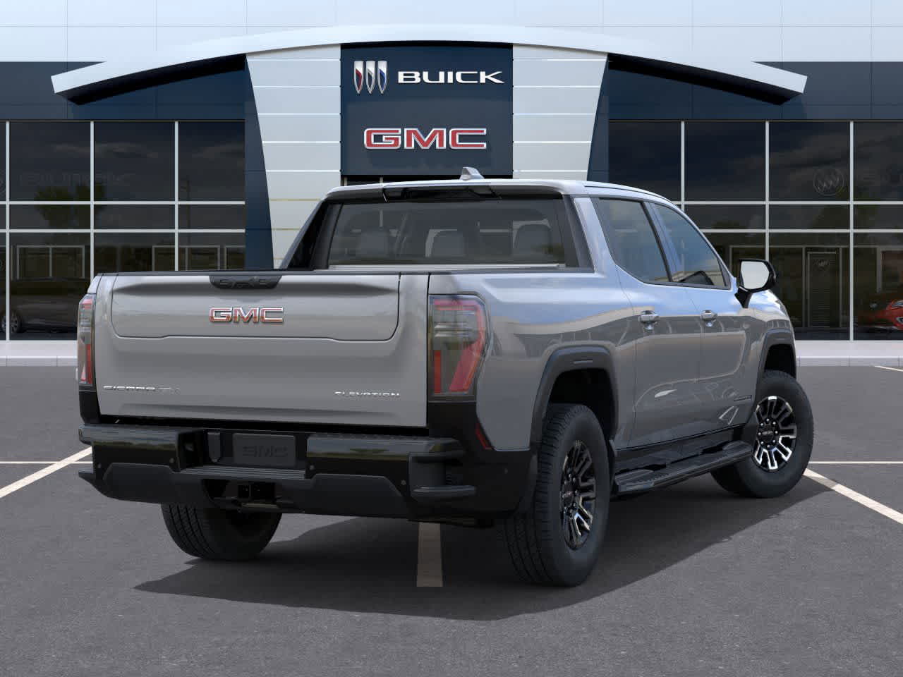 2026 GMC Sierra EV Standard Range Elevation Thunderstorm Gray at Group 1 GMC Buick South
