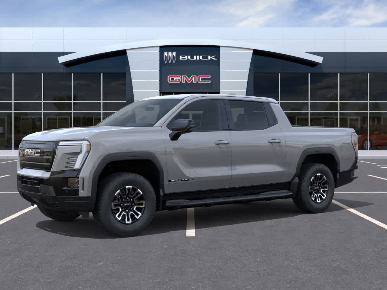 2026 GMC Sierra EV Standard Range Elevation Thunderstorm Gray at Group 1 GMC Buick South