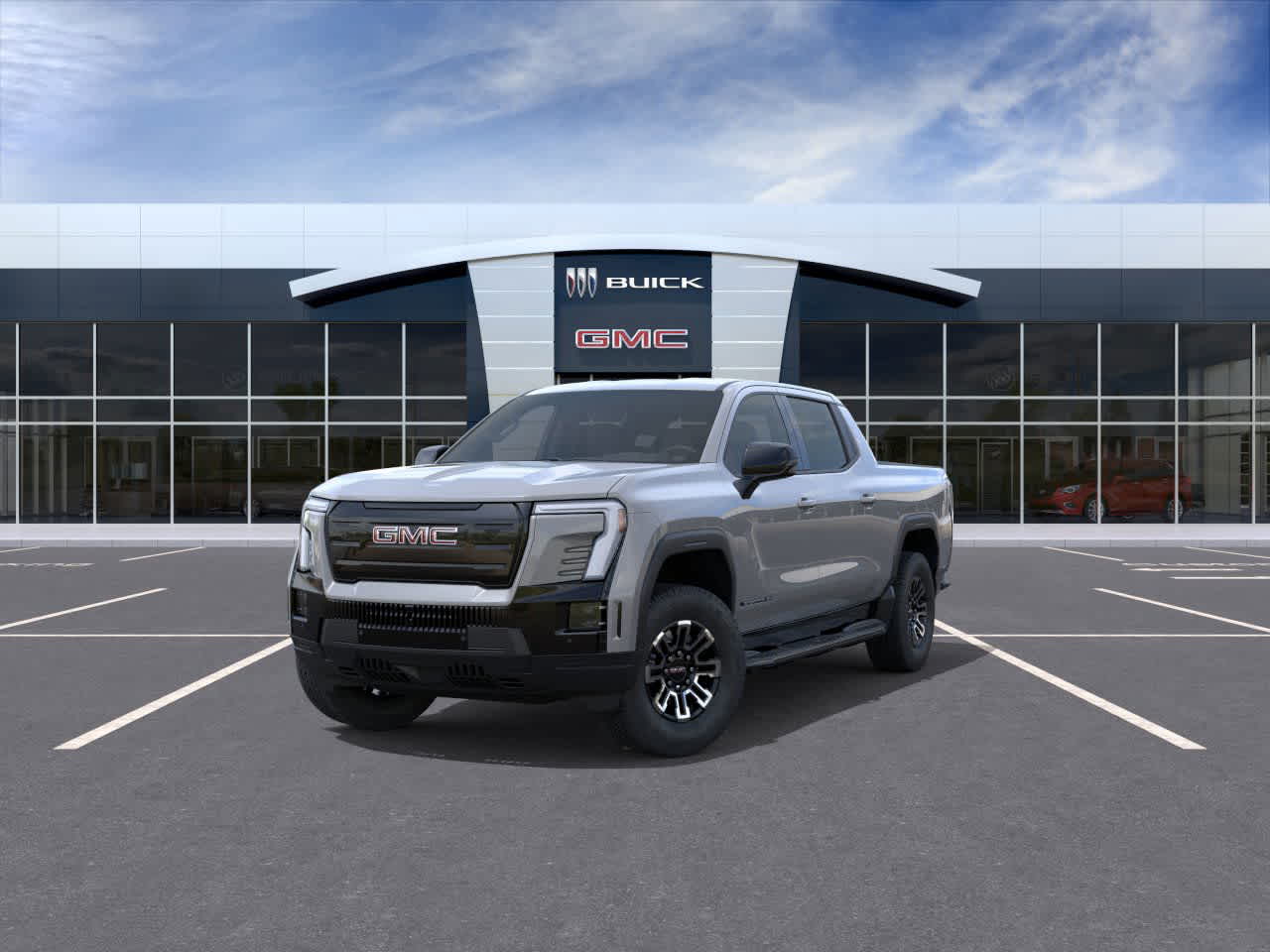 2026 GMC Sierra EV Standard Range Elevation Thunderstorm Gray at Group 1 GMC Buick South