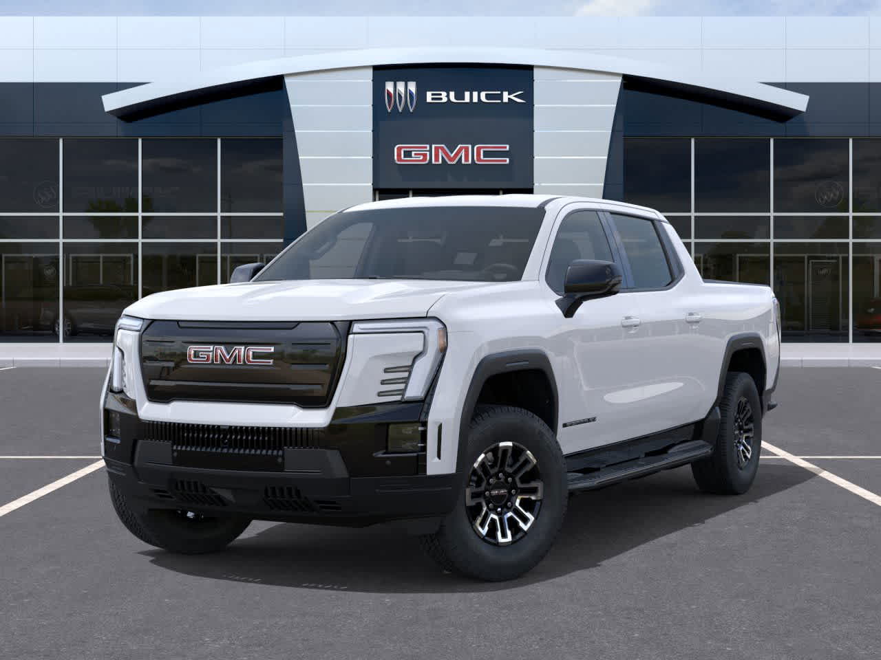2026 GMC Sierra EV Standard Range Elevation Summit White at Group 1 GMC Buick South