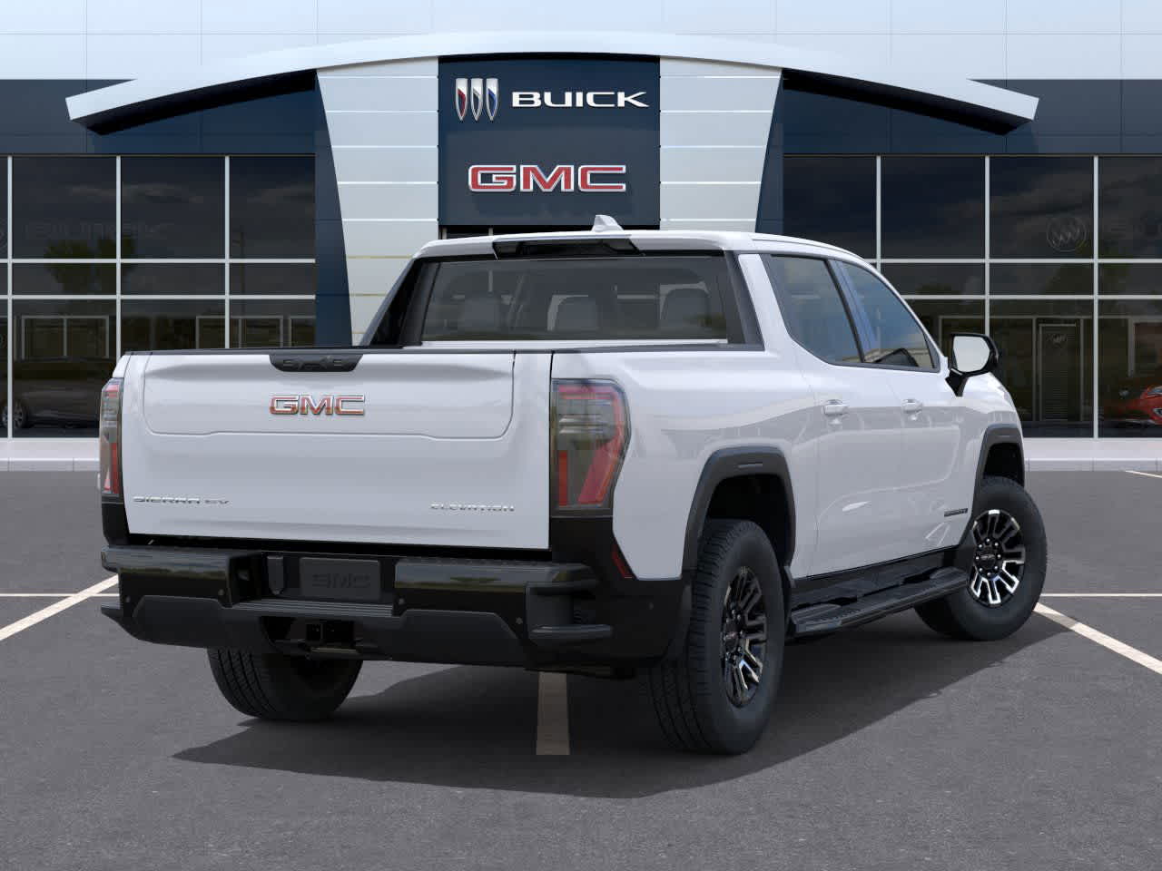 2026 GMC Sierra EV Standard Range Elevation Summit White at Group 1 GMC Buick South