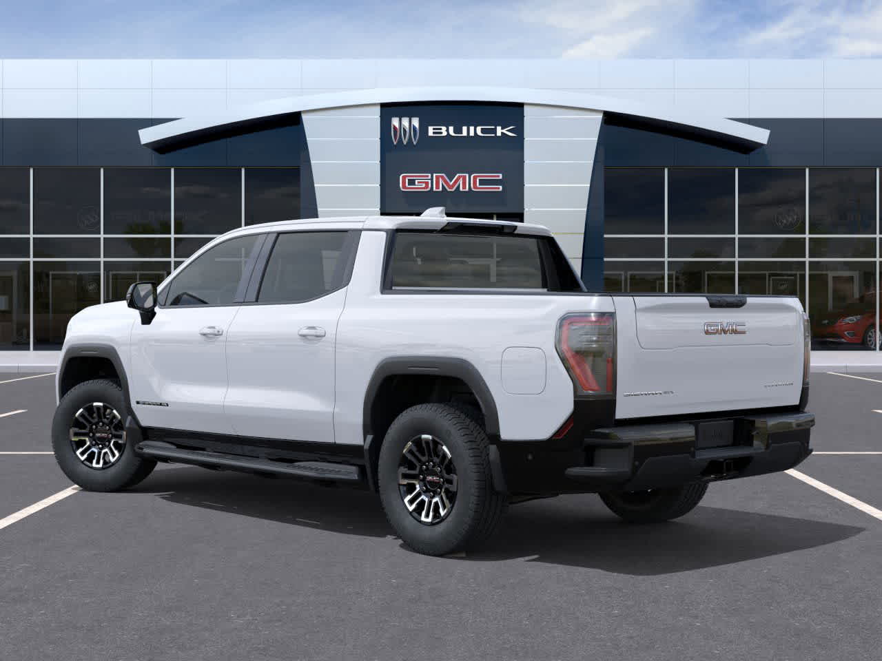 2026 GMC Sierra EV Standard Range Elevation Summit White at Group 1 GMC Buick South