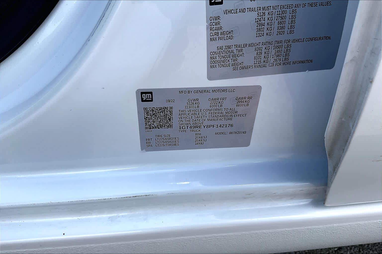 2023 GMC Sierra 2500HD Denali White Frost Tricoat at HGreg Houston