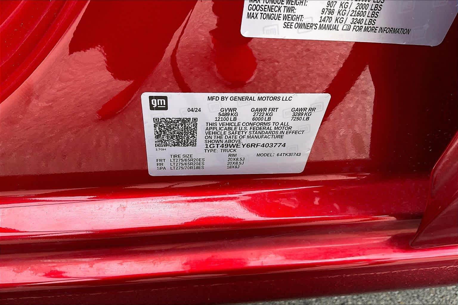 2024 GMC Sierra 3500HD Denali Volcanic Red Tintcoat at Group 1 GMC Buick South