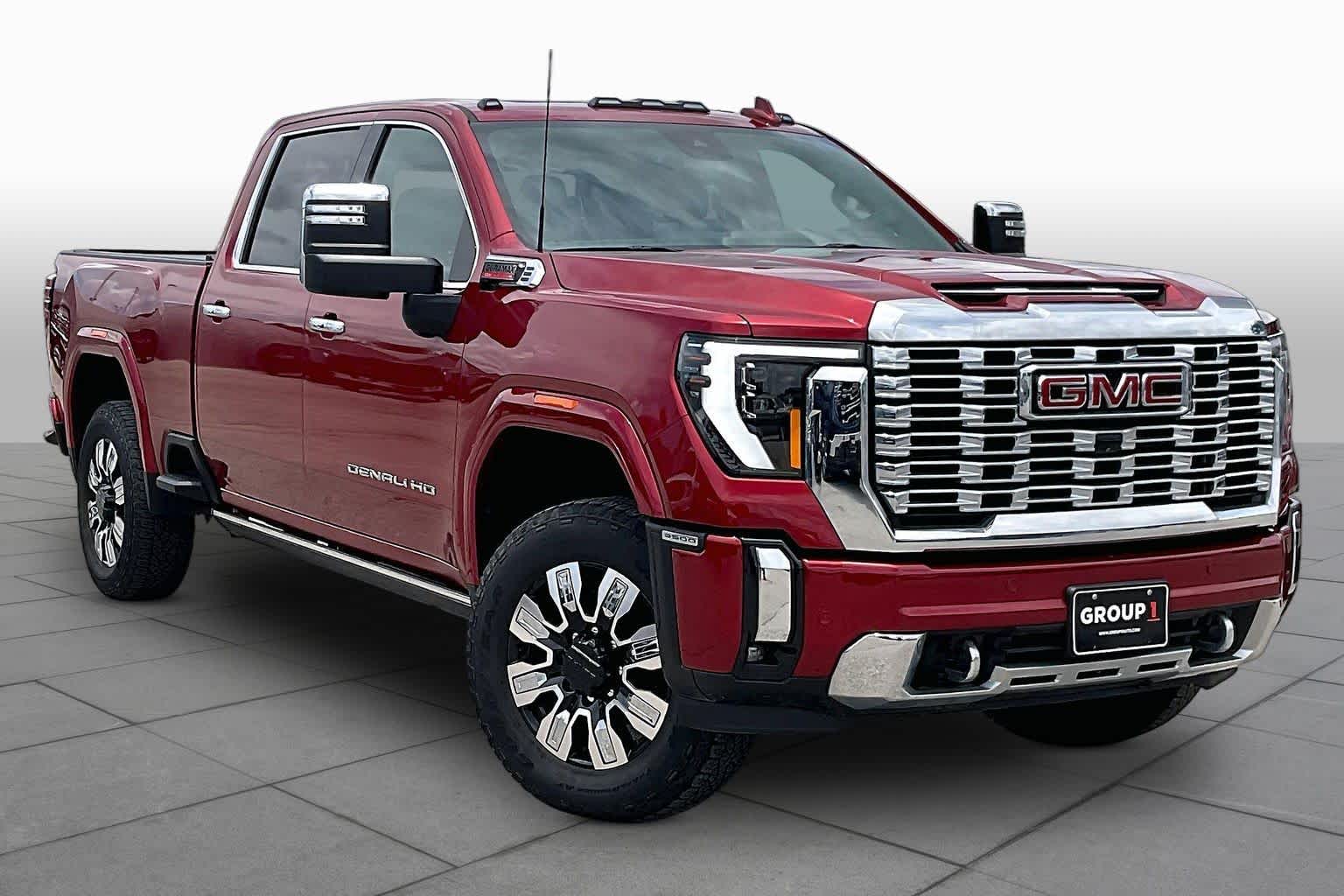 2024 GMC Sierra 3500HD Denali Volcanic Red Tintcoat at Group 1 GMC Buick South