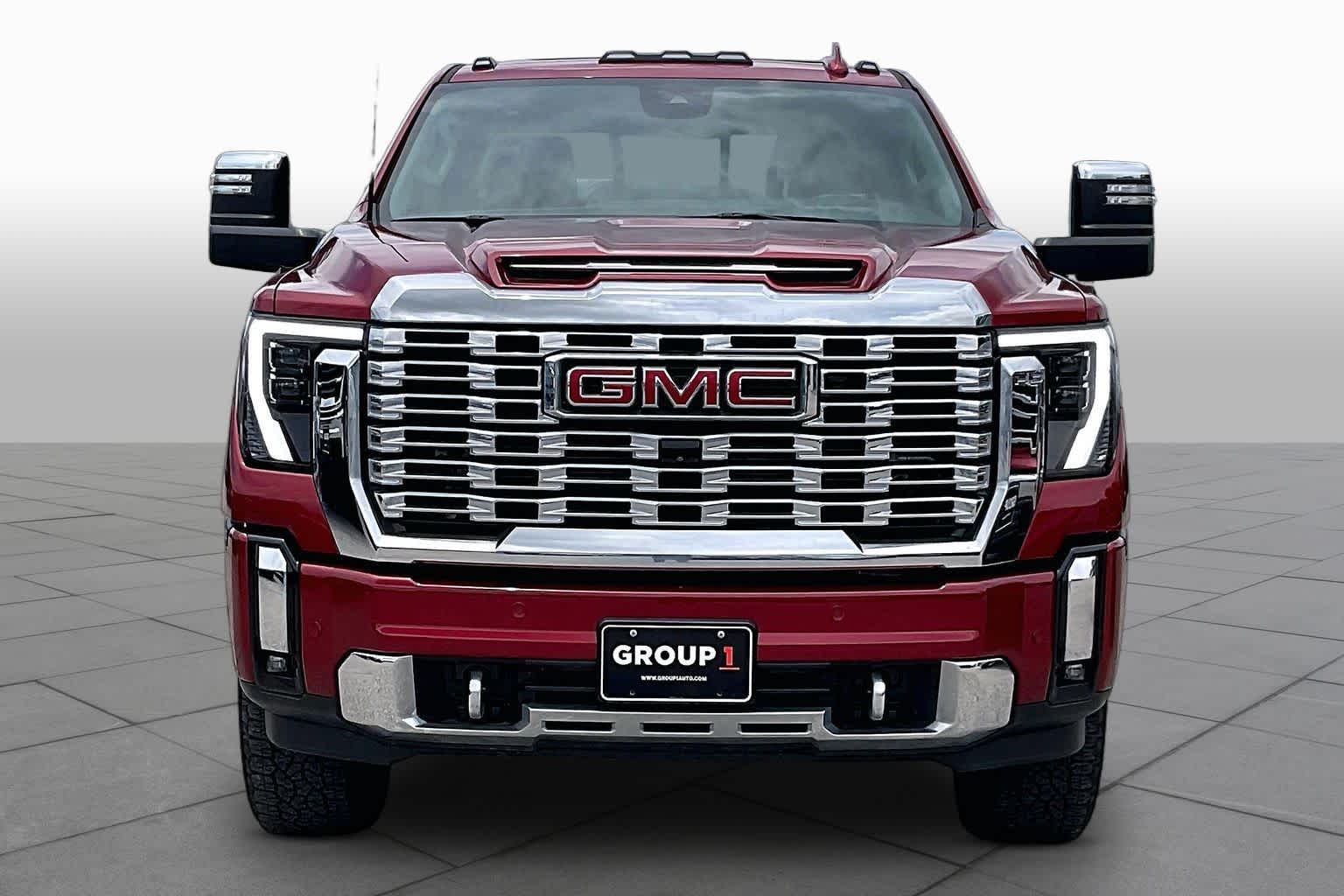 2024 GMC Sierra 3500HD Denali Volcanic Red Tintcoat at Group 1 GMC Buick South