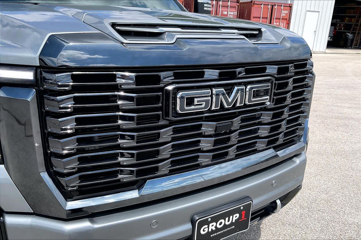 2024 GMC Sierra 3500HD Denali Ultimate Sterling Metallic at Texan GMC Buick