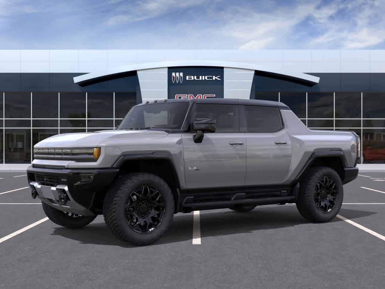 2026 GMC HUMMER EV Pickup 2X Meteorite Metallic (Gray) at Group 1 GMC Buick South