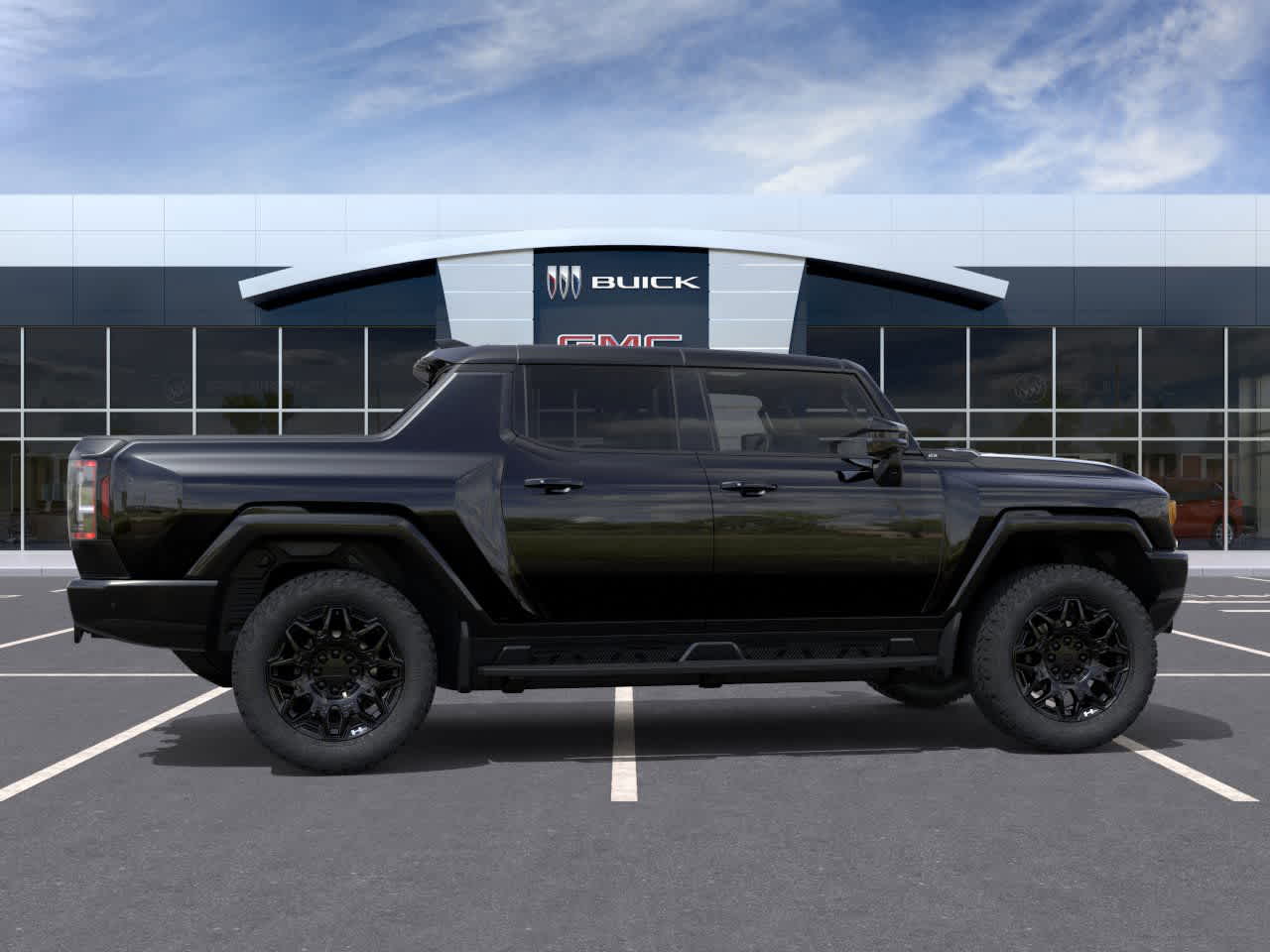 2026 GMC HUMMER EV Pickup 2X Void Black at Group 1 GMC Buick South
