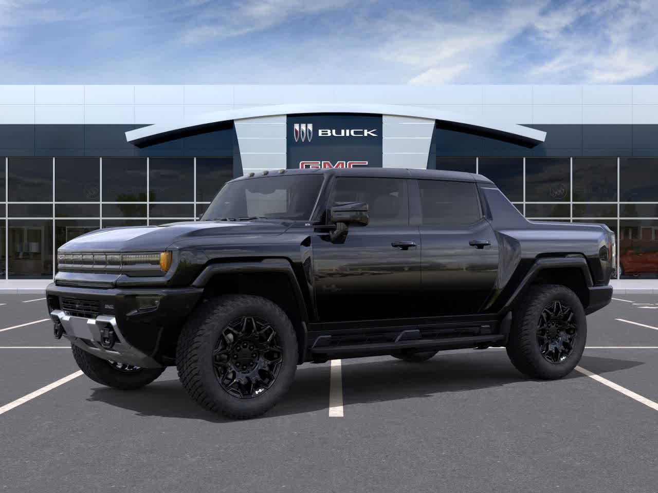 2026 GMC HUMMER EV Pickup 2X Void Black at Group 1 GMC Buick South