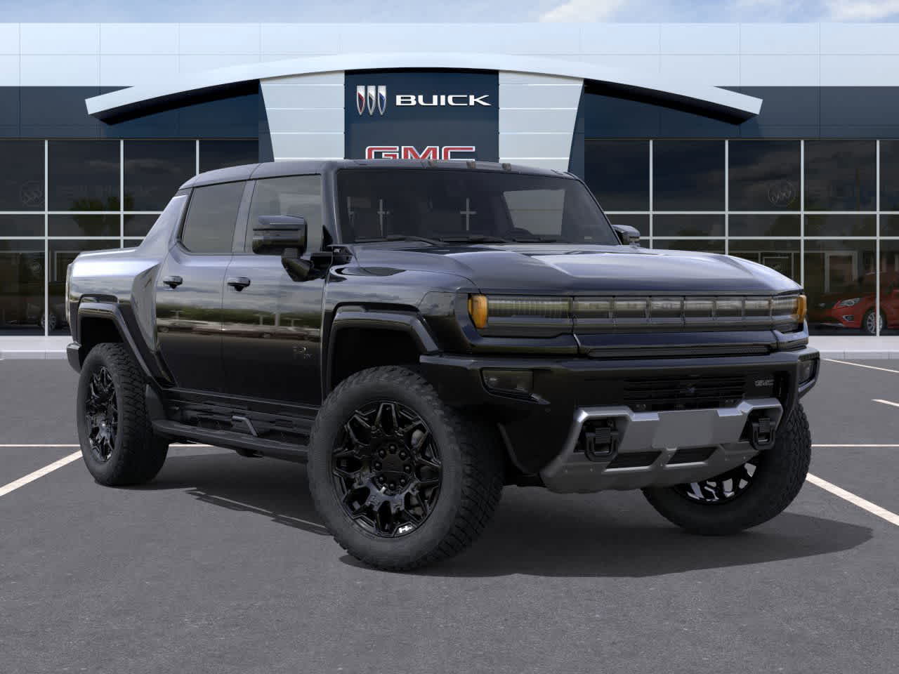2026 GMC HUMMER EV Pickup 2X Void Black at Group 1 GMC Buick South