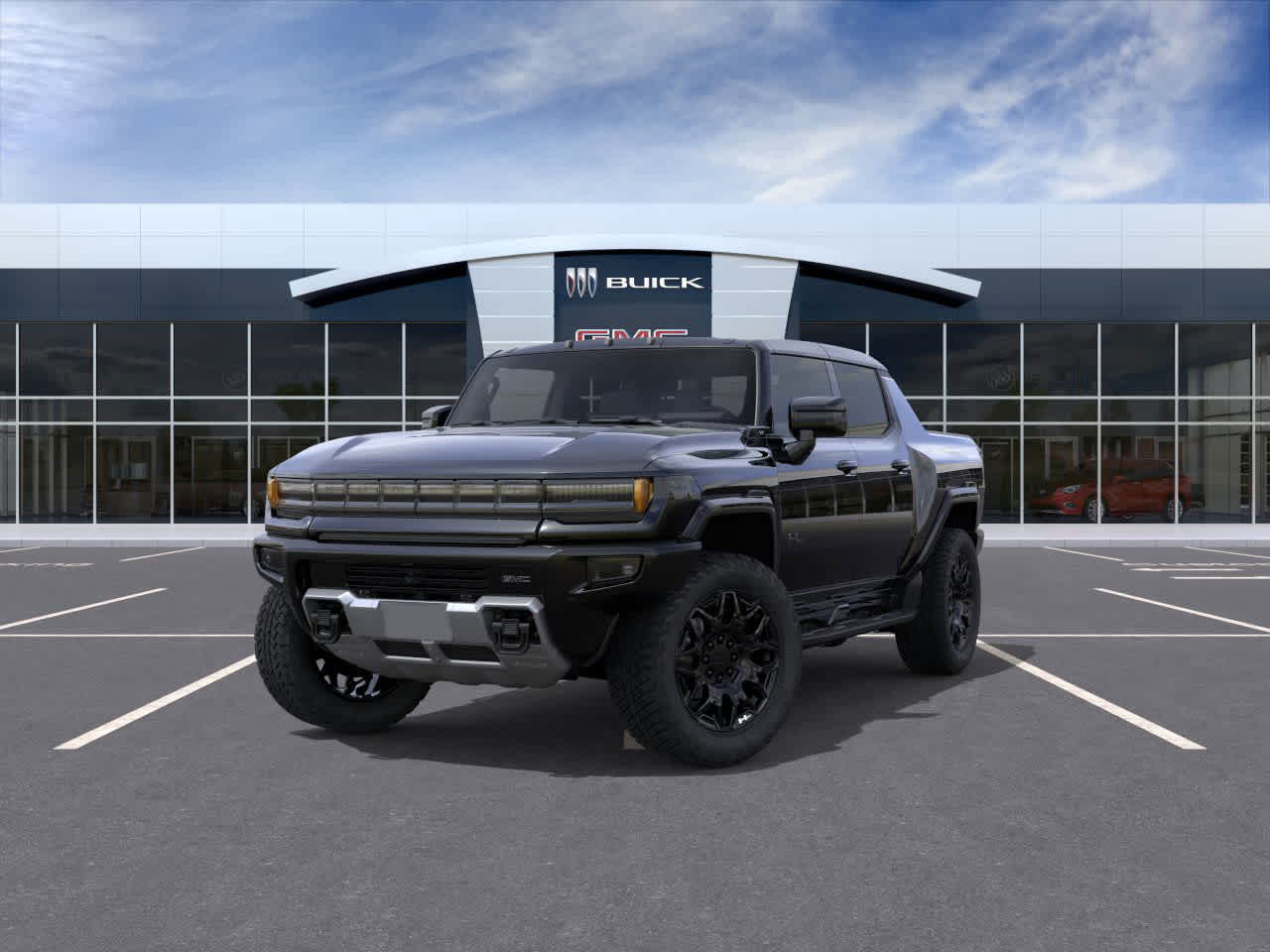 2026 GMC HUMMER EV Pickup 2X Void Black at Group 1 GMC Buick South