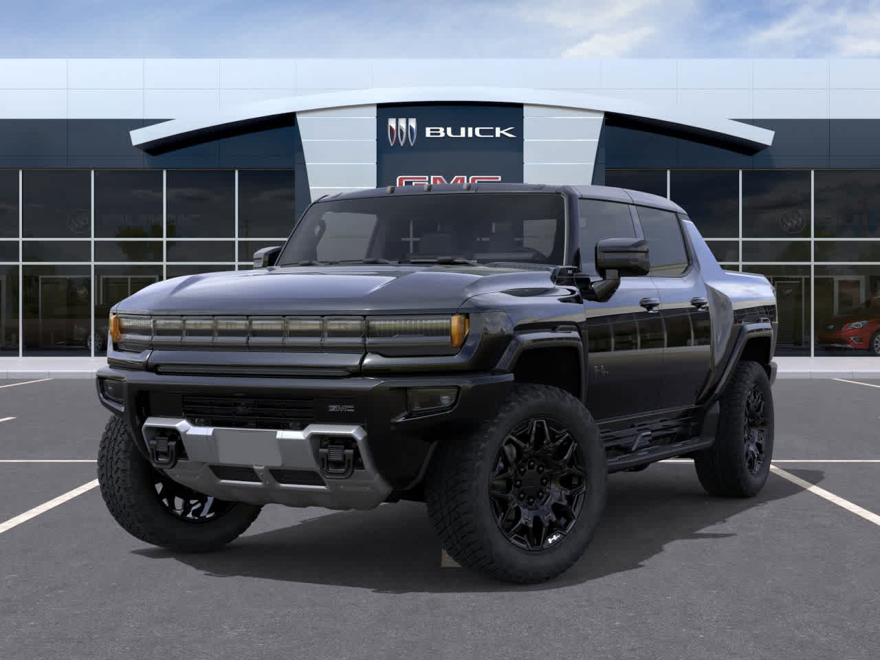 2026 GMC HUMMER EV Pickup 2X Void Black at Group 1 GMC Buick South