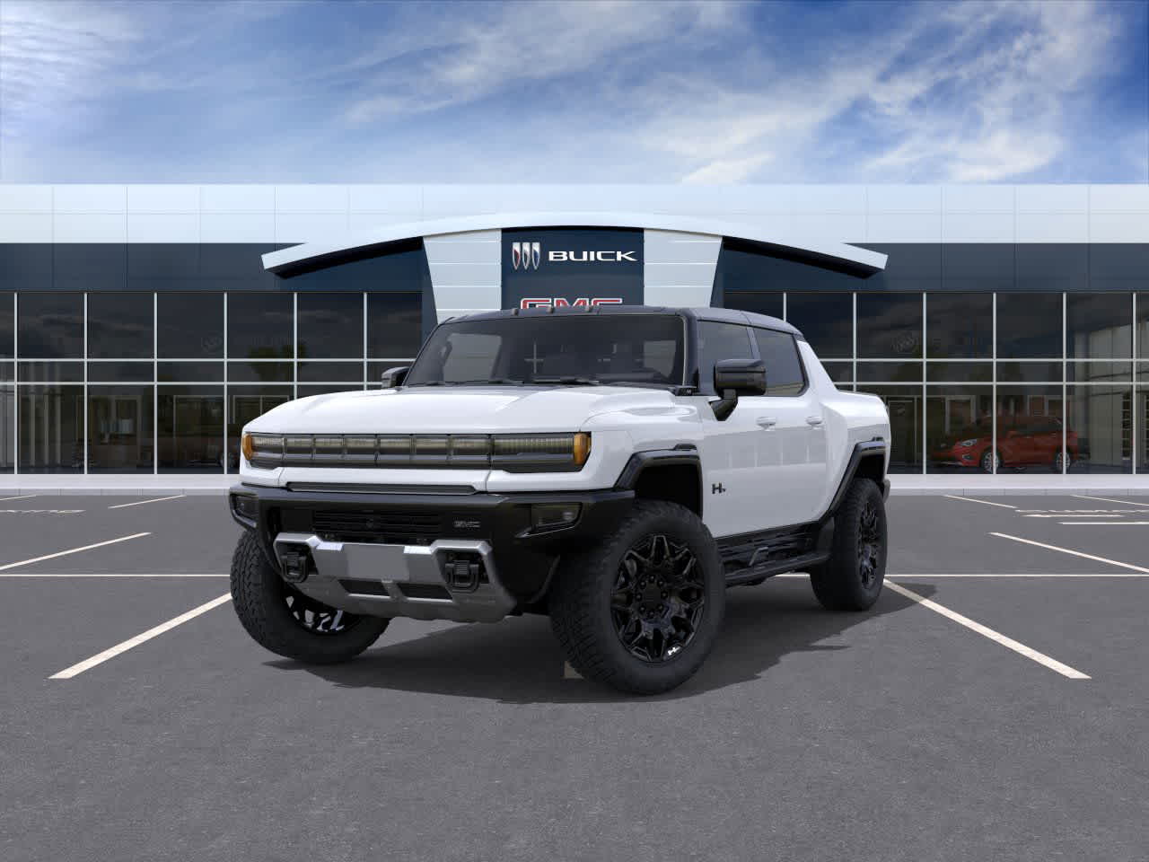 2026 GMC HUMMER EV Pickup 2X Interstellar White at Group 1 GMC Buick South
