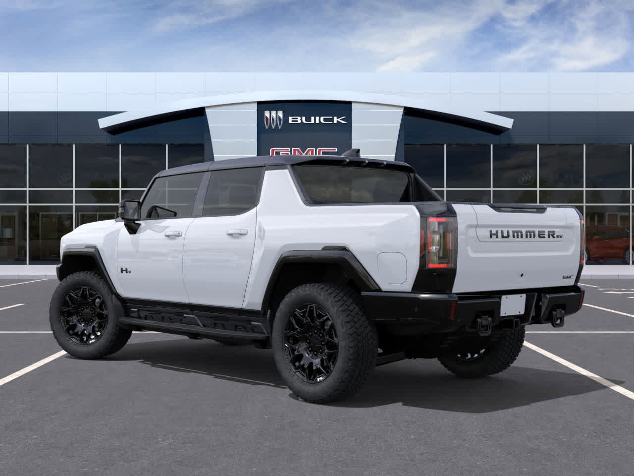 2026 GMC HUMMER EV Pickup 2X Interstellar White at Group 1 GMC Buick South
